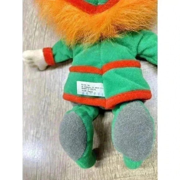Vtg Rugrats Chuckie Finster Christmas Holiday Elf Bean Bag Toy Plush 1997 - Picture 5 of 7